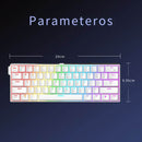 Teclado Mecânico AJAZZ NK61 Branco